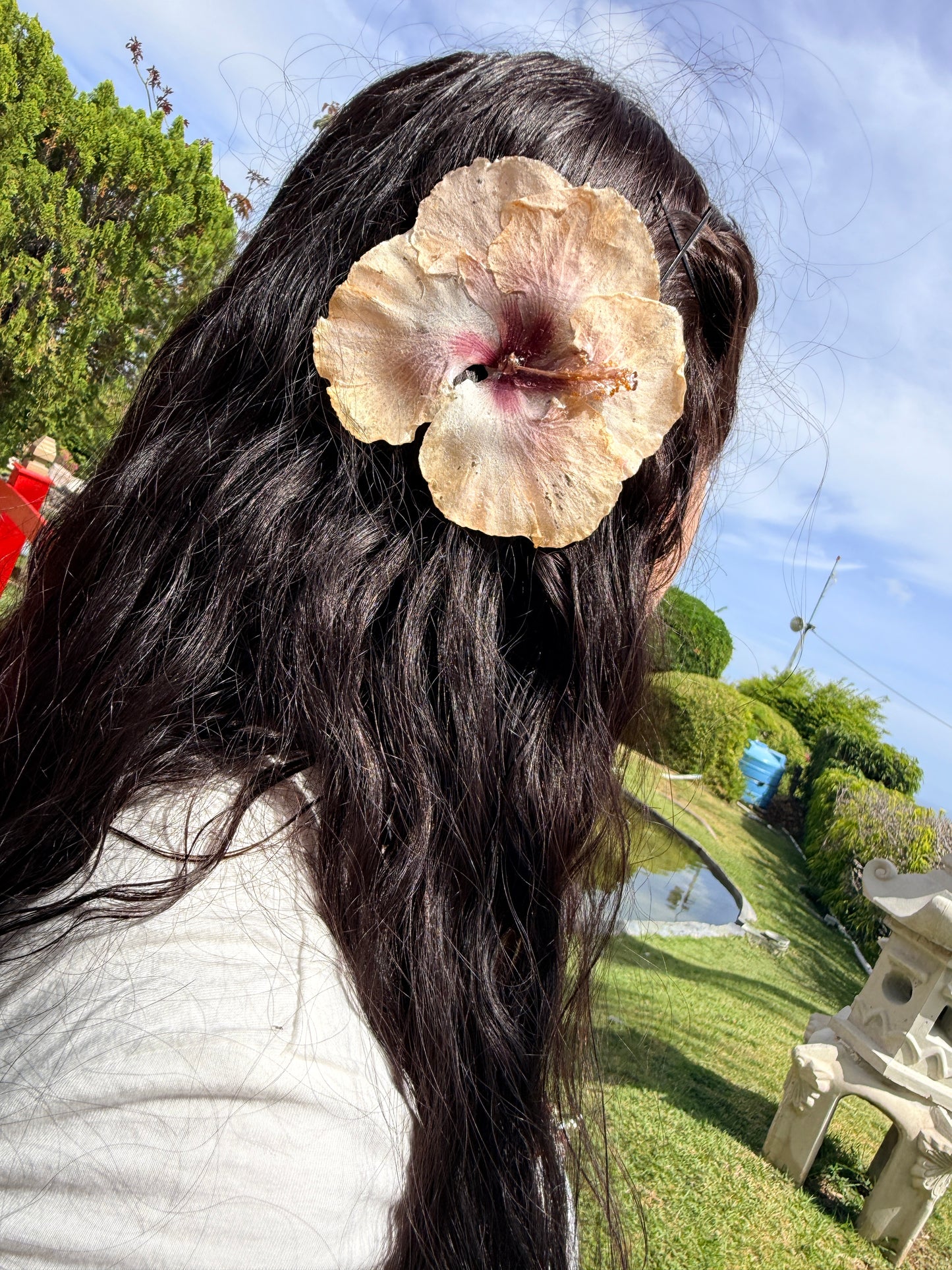Moonlight Exotic Poppy 2-in-1 Necklace & Hair Clip