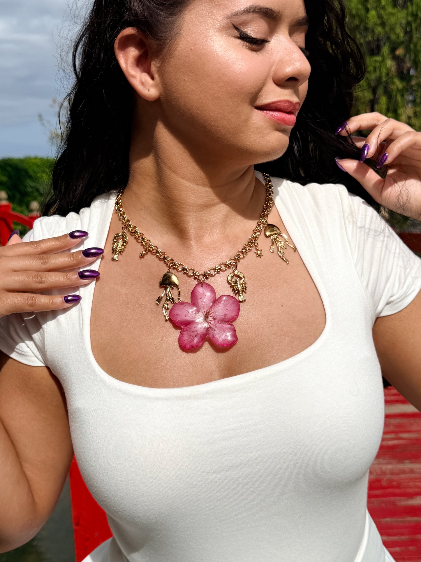 Ocean Treasure Charm Necklace