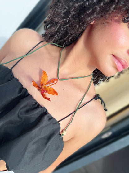 Cattleya Choker necklace