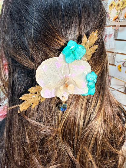 Tropical Aura Orchid Hair Clip