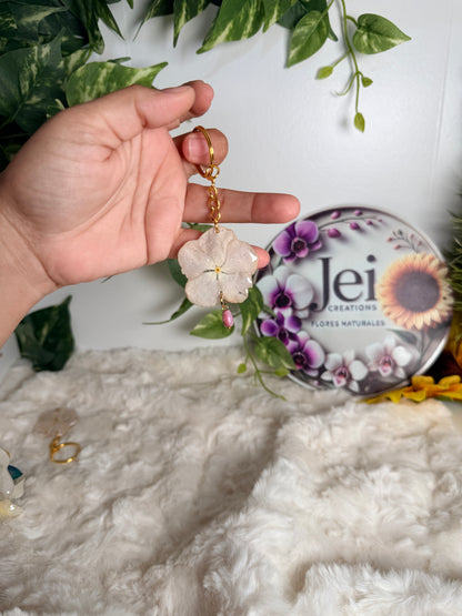 Flowers keychain