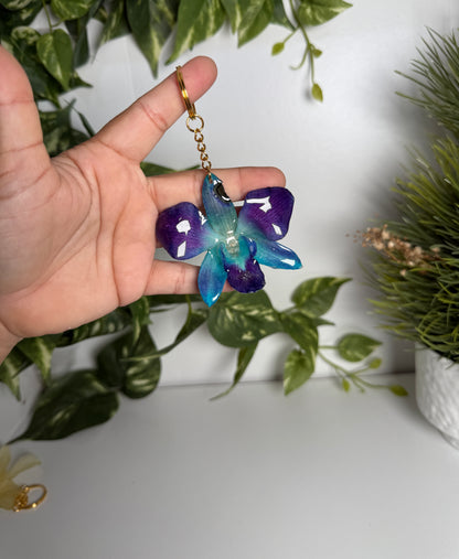 Orchid Keychain