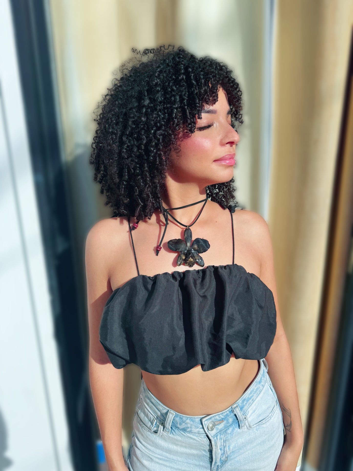 Mini Cattleya Orchid Choker