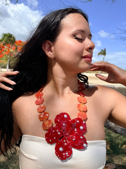 Flamboyán Poppy Pearl Necklace