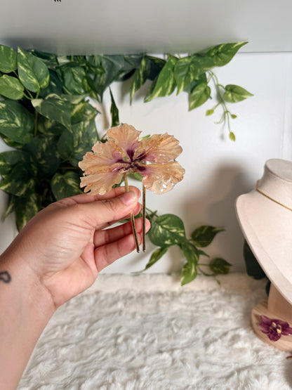 Blush Petals Hair Fork