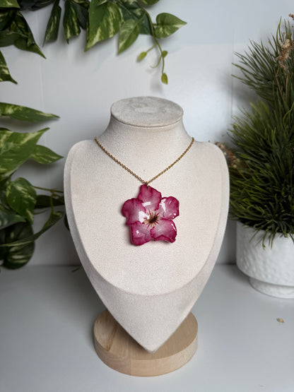 Desert rose necklace