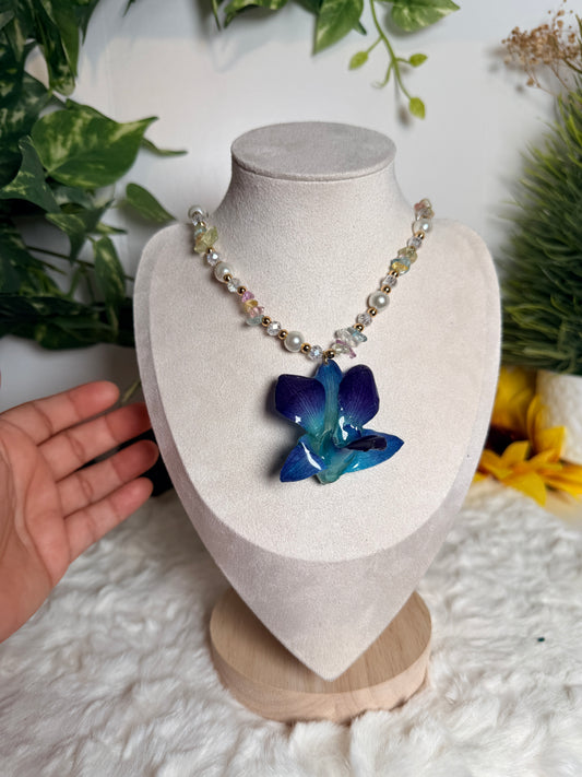 Ocean Orchid Necklace