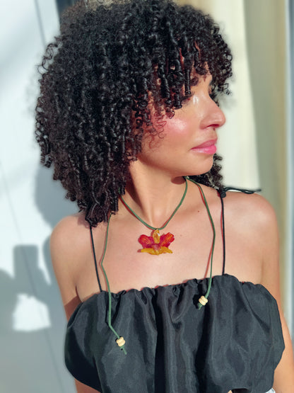 Dendrobium mini Choker necklace