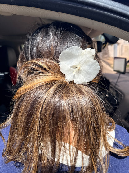 White Phalaenopsis Orchid Hair comb