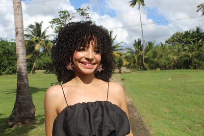 Dendrobium Orchid earings