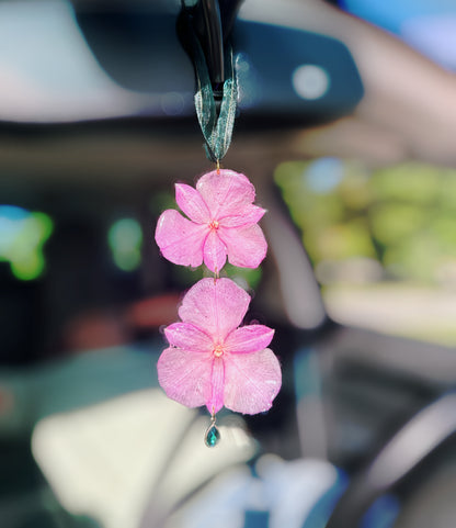 Purple Orchid Car Hanging