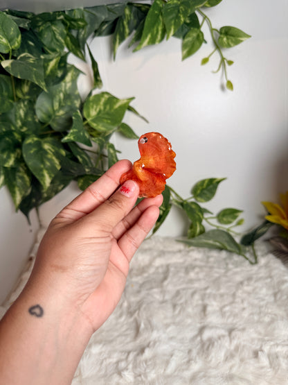 Flamboyán stud earrings