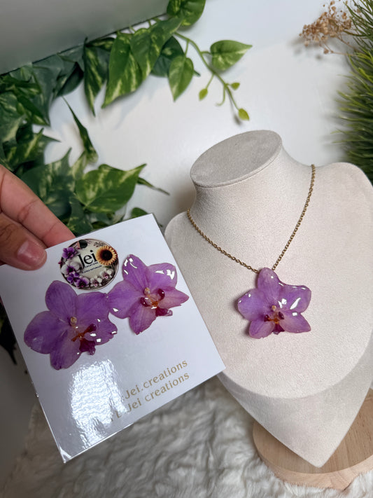Lavender Orchid Set