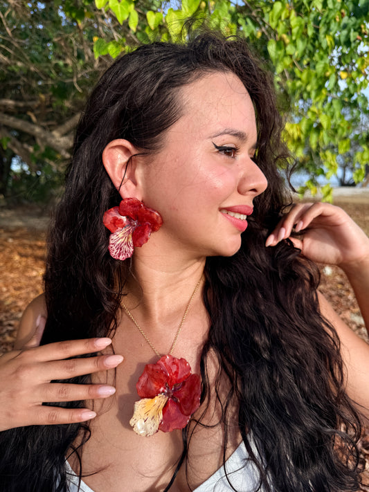 Flamboyan Blaze Stud Earrings