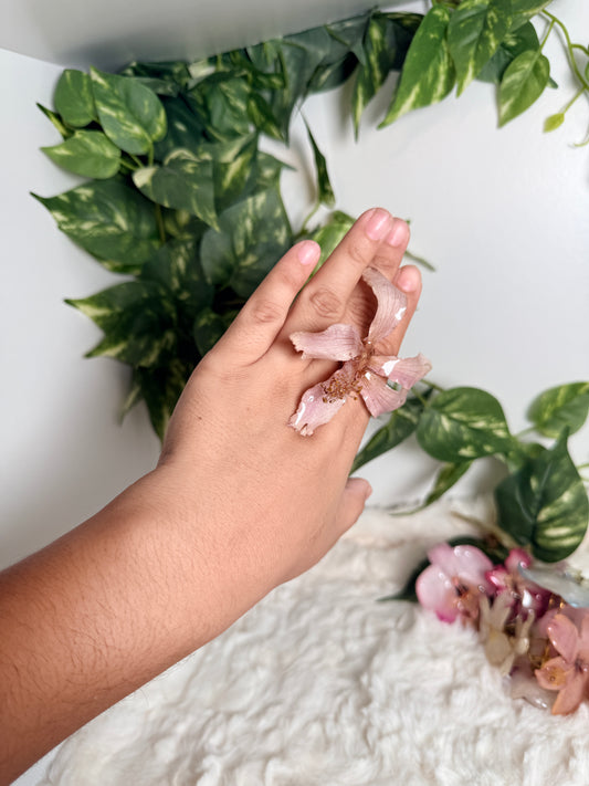 Blush Exotic Poppy Ring
