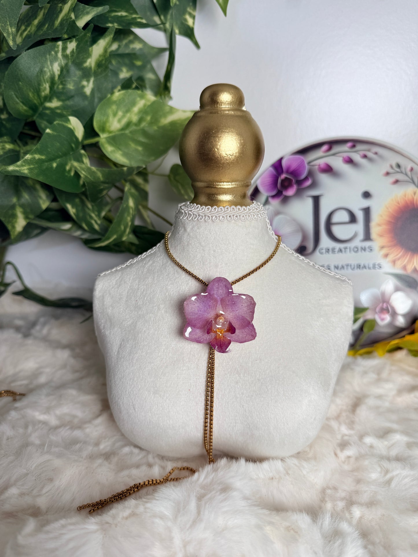 Lilac Whisper Lariat Necklace