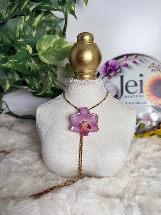 Lilac Whisper Lariat Necklace