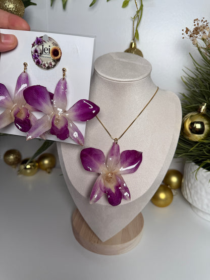 Dendrobium Orchid floral  Set