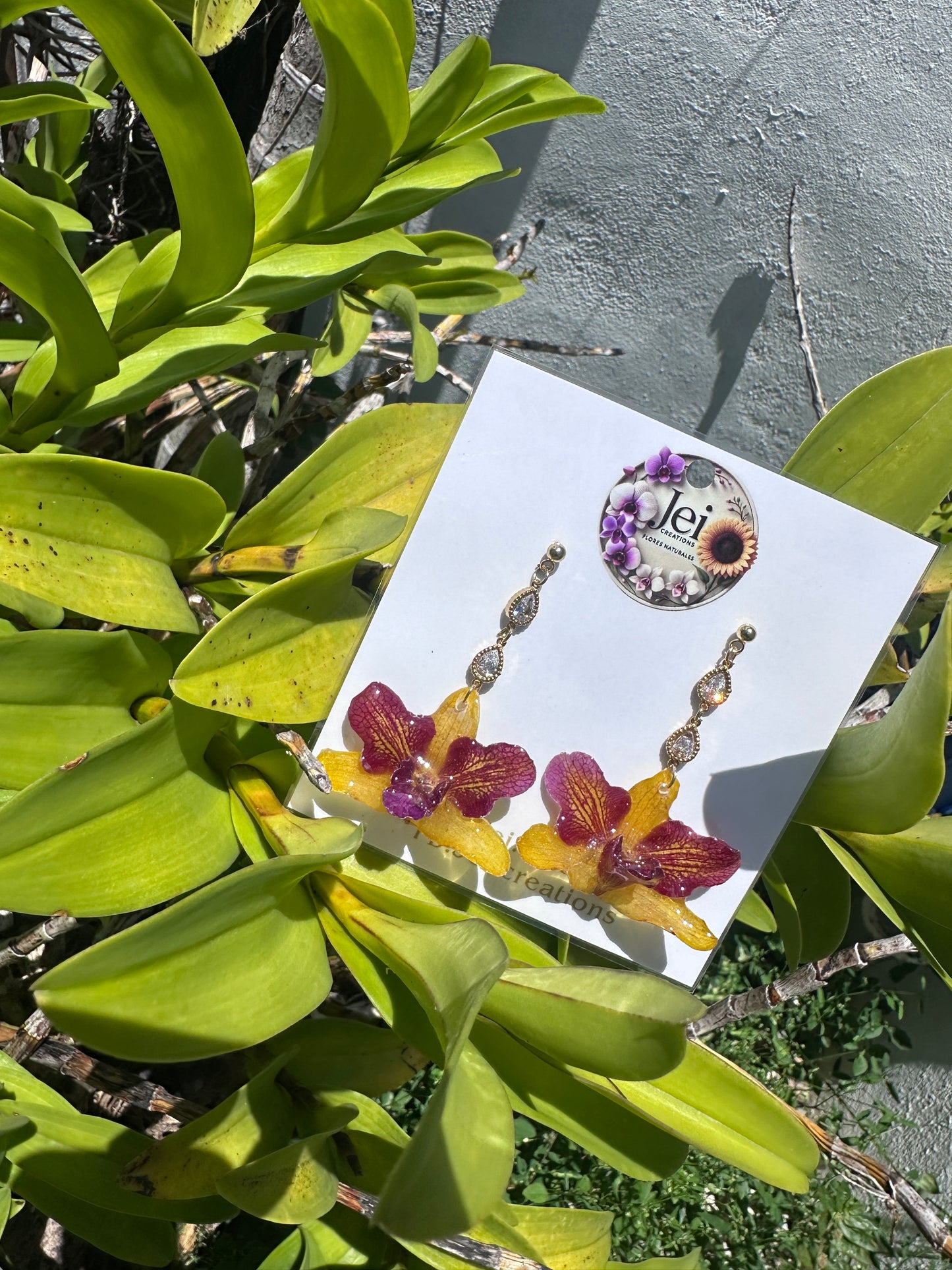 Fairy Orchid earings