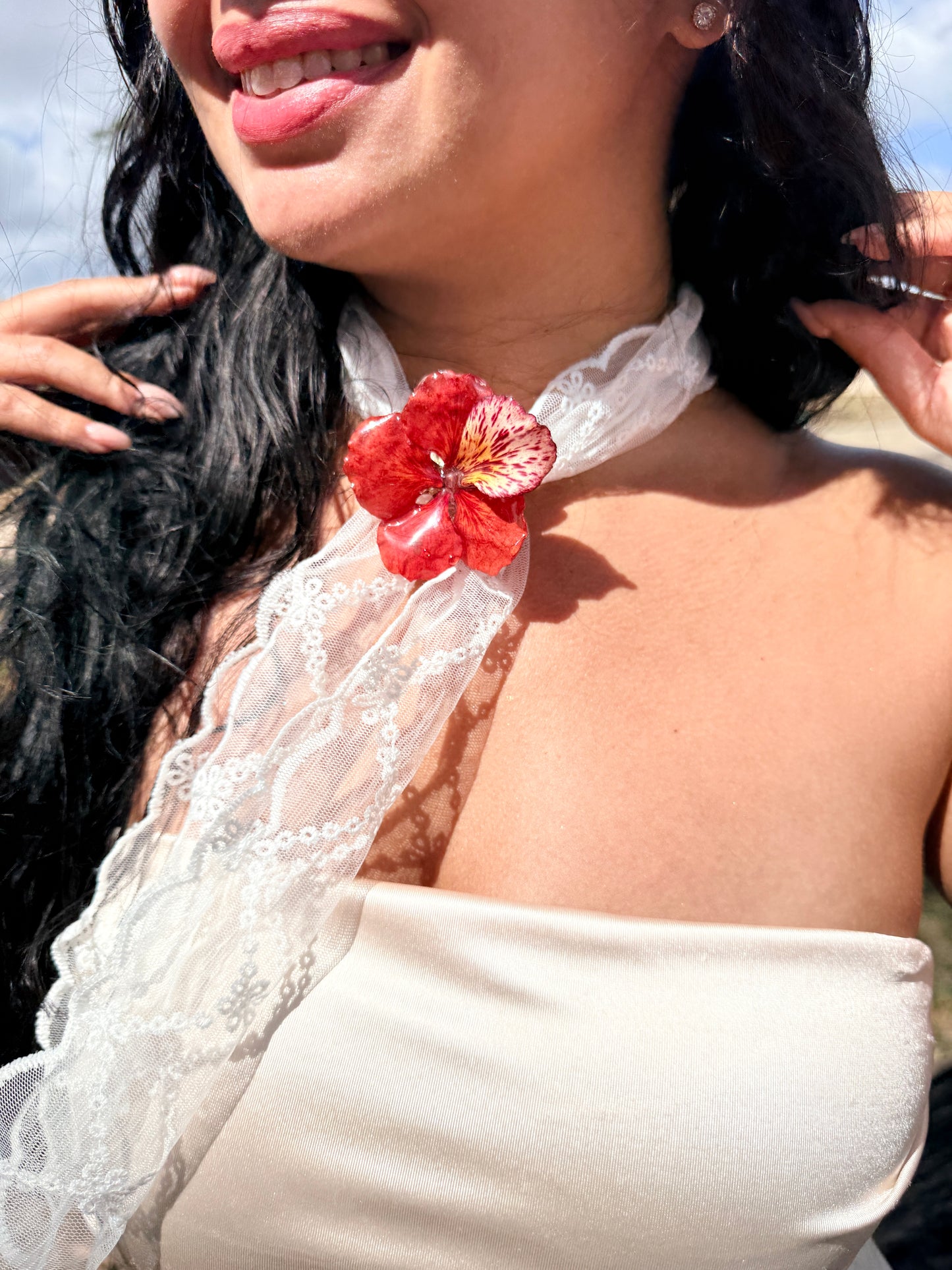 Flamboyán Lace Scarf