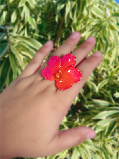 Pink Orchid ring