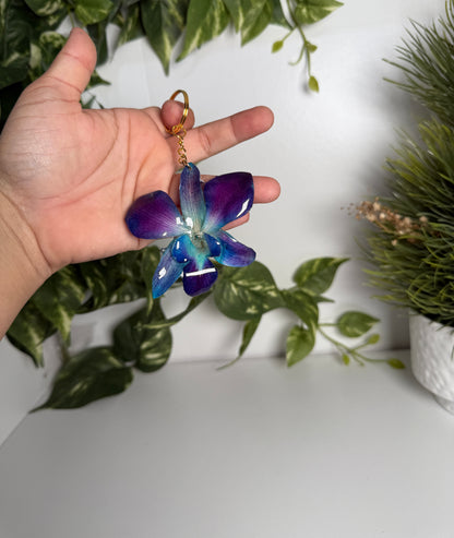 Orchid Keychain