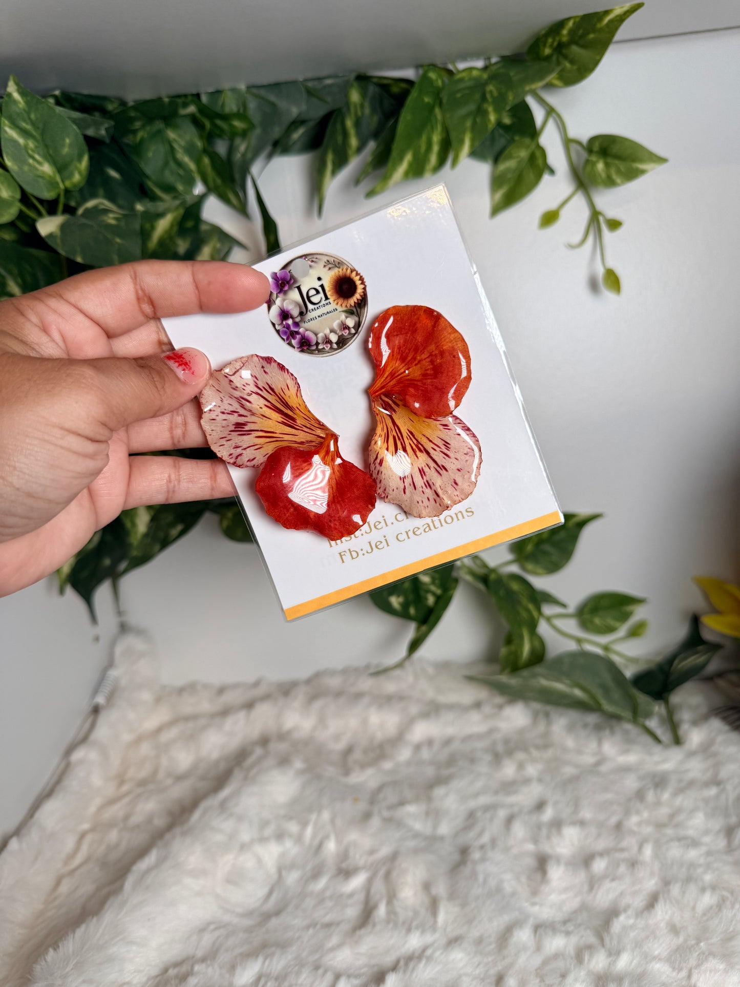 Flamboyán stud earrings 2.0
