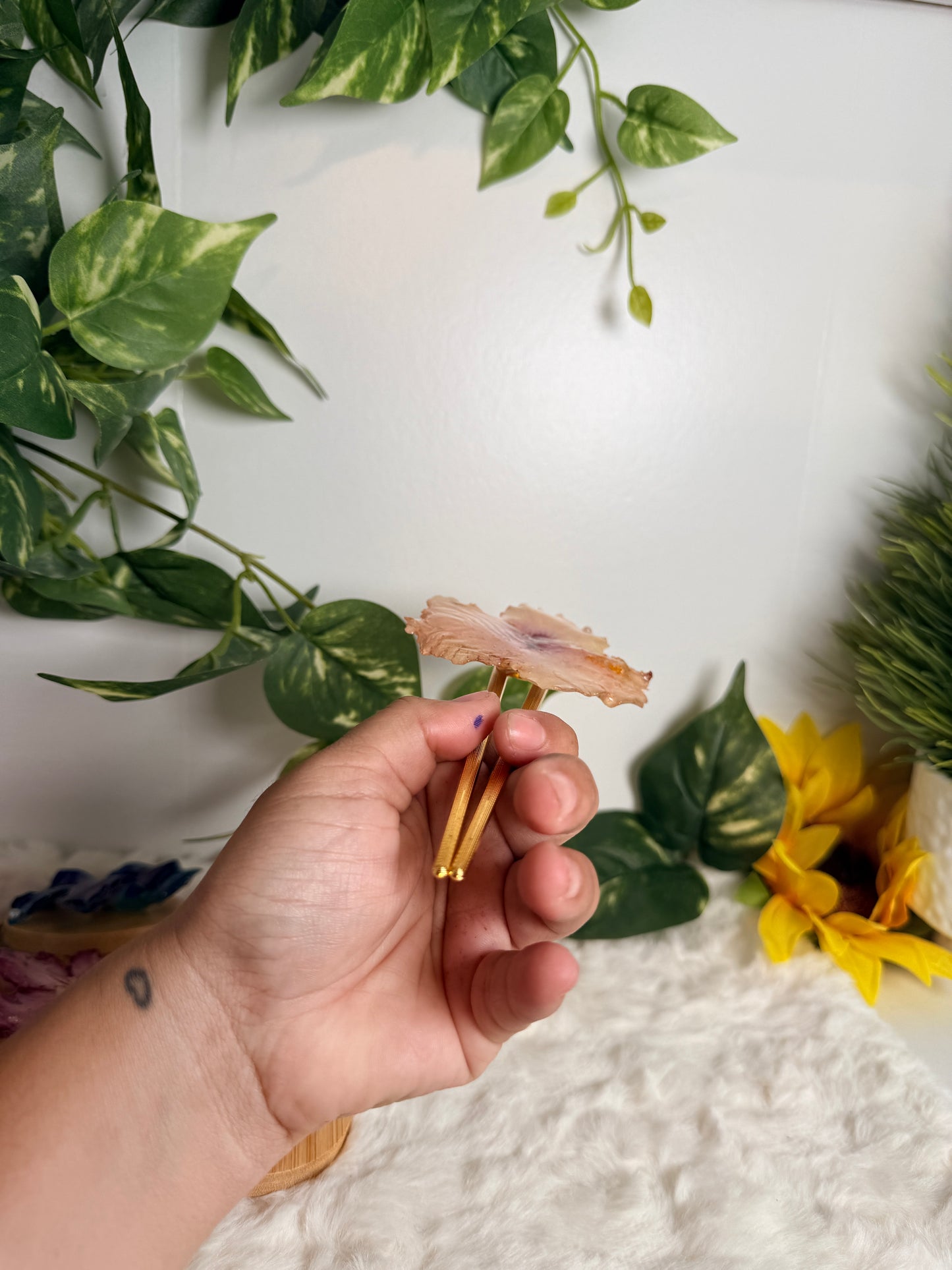 Champagne Glow Hair Fork