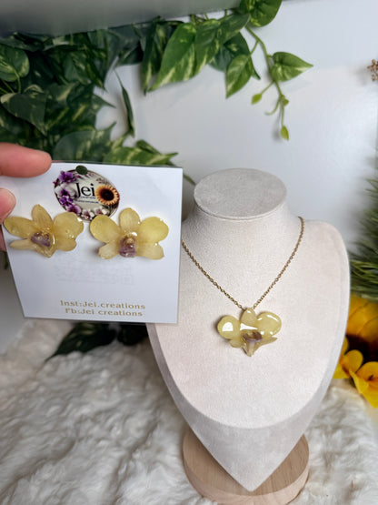 Golden Vanilla Orchid Set