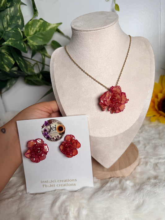Crimson Carnation Set