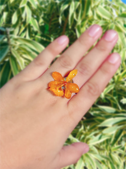 Baby Orchid ring