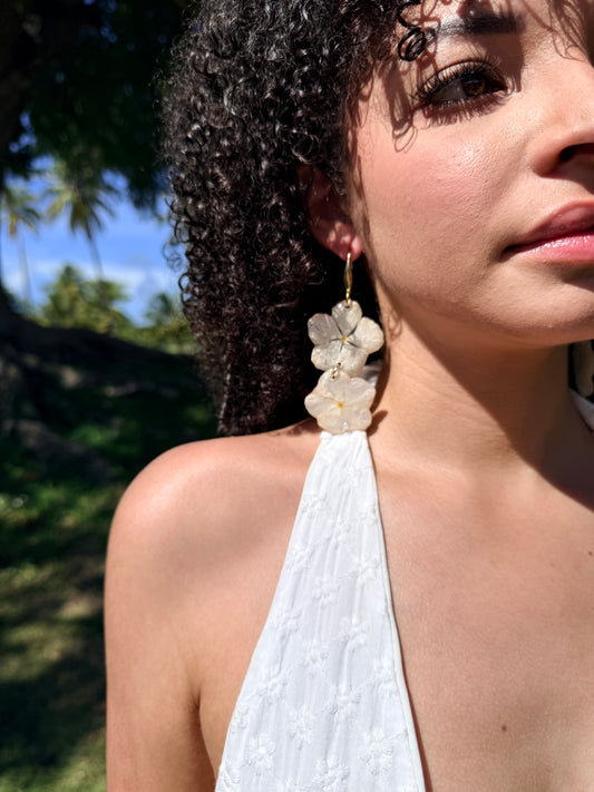 Ivory Coastal Duo Earrings