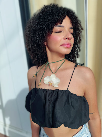 Phalaenopsis Orchid Choker necklace