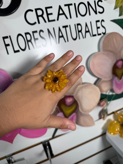 Sunflower ring