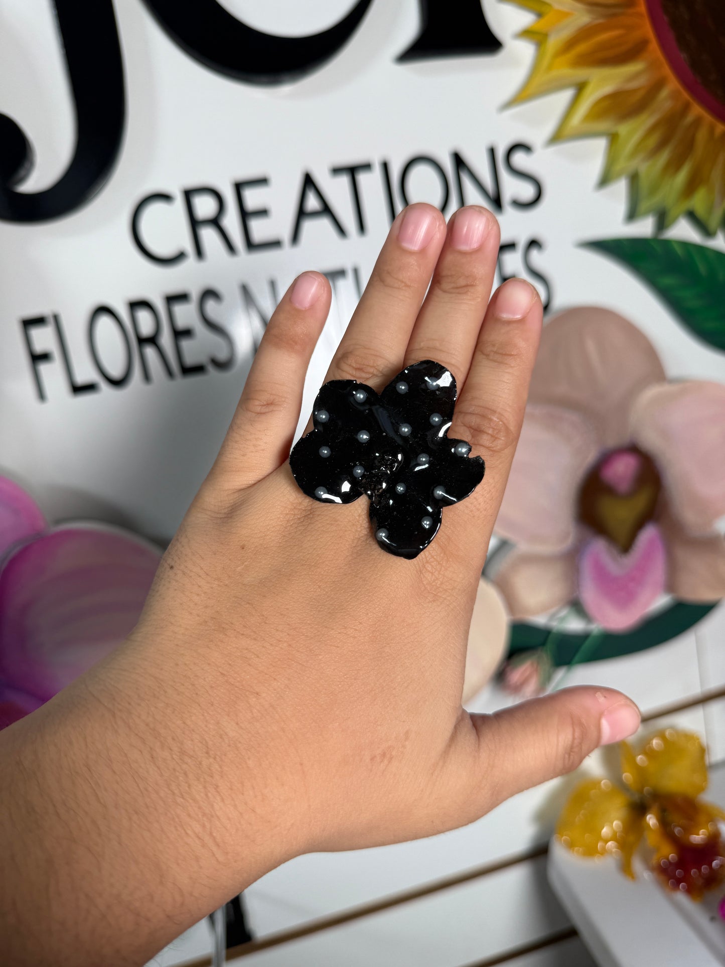 Black Orchid ring