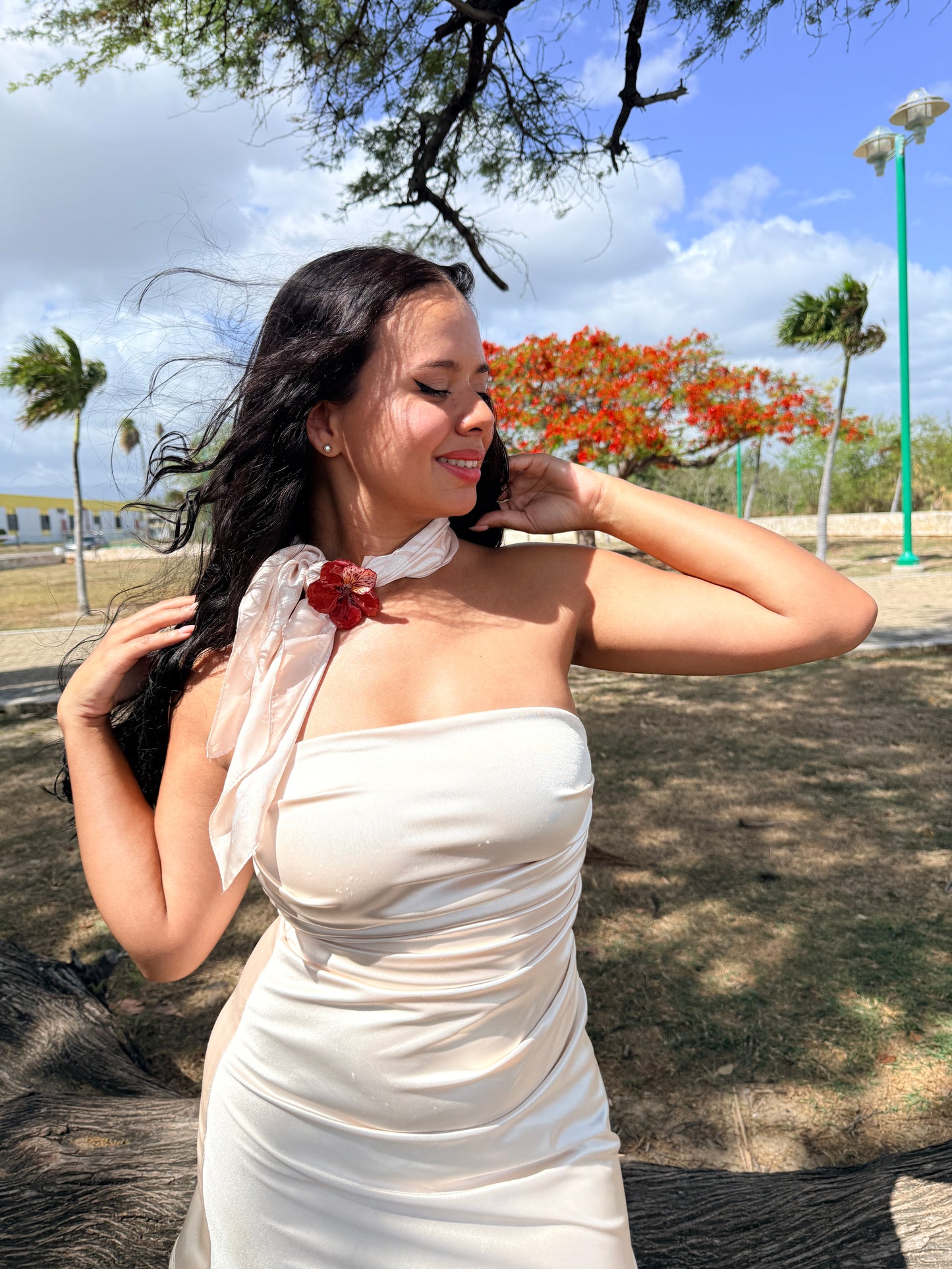 Flamboyán Scarf Bloom
