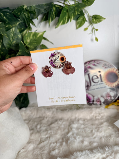 Extra mini orchid stud sale