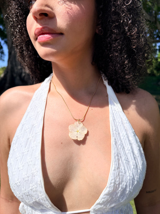 Ivory Coast Flower Earrings