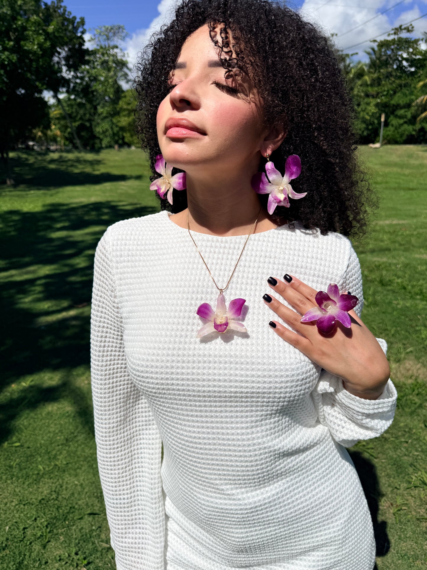 Dendrobium Orchid floral  Set