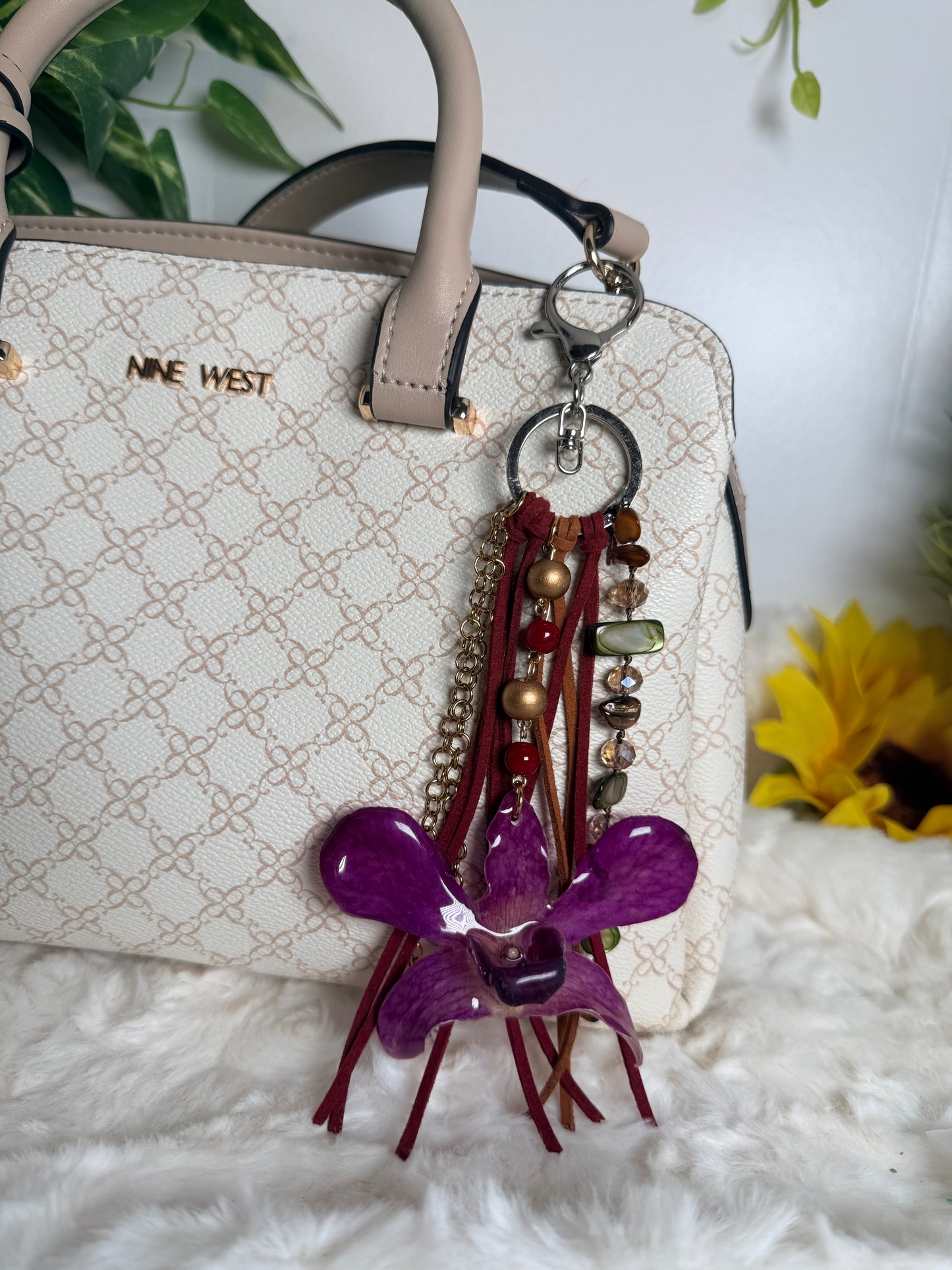 Dendrobium Boho Bag Charm