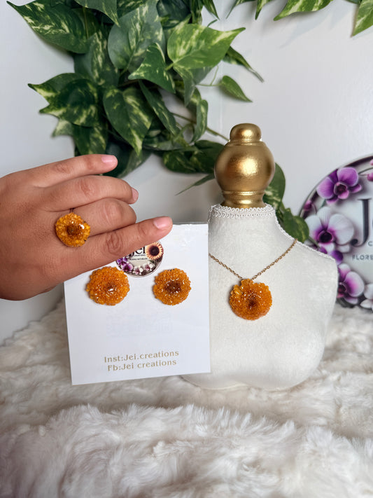 Golden Pom Set
