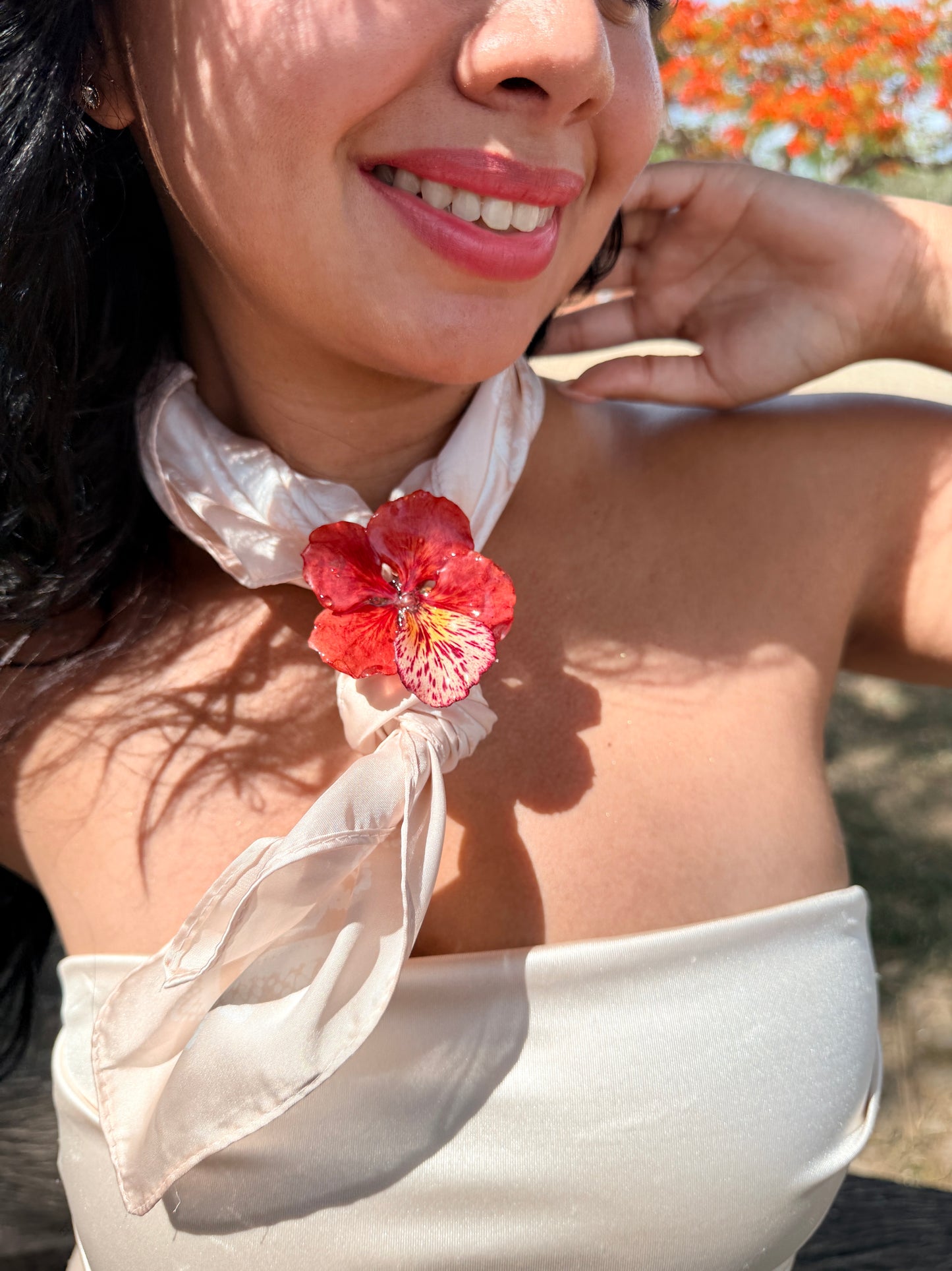 Flamboyán Scarf Bloom