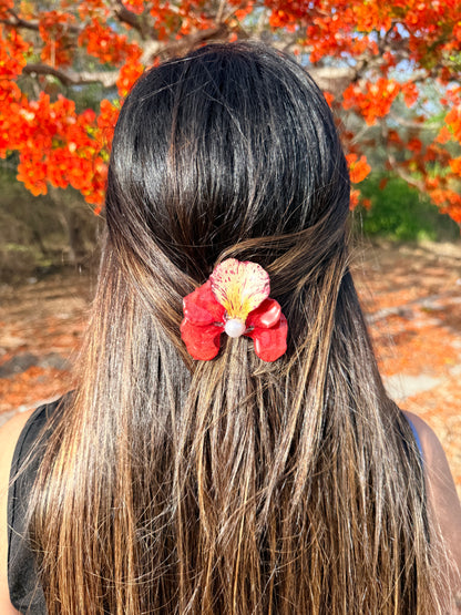 Flamboyan Bloom Hair Clip & Brooch 2 in 1