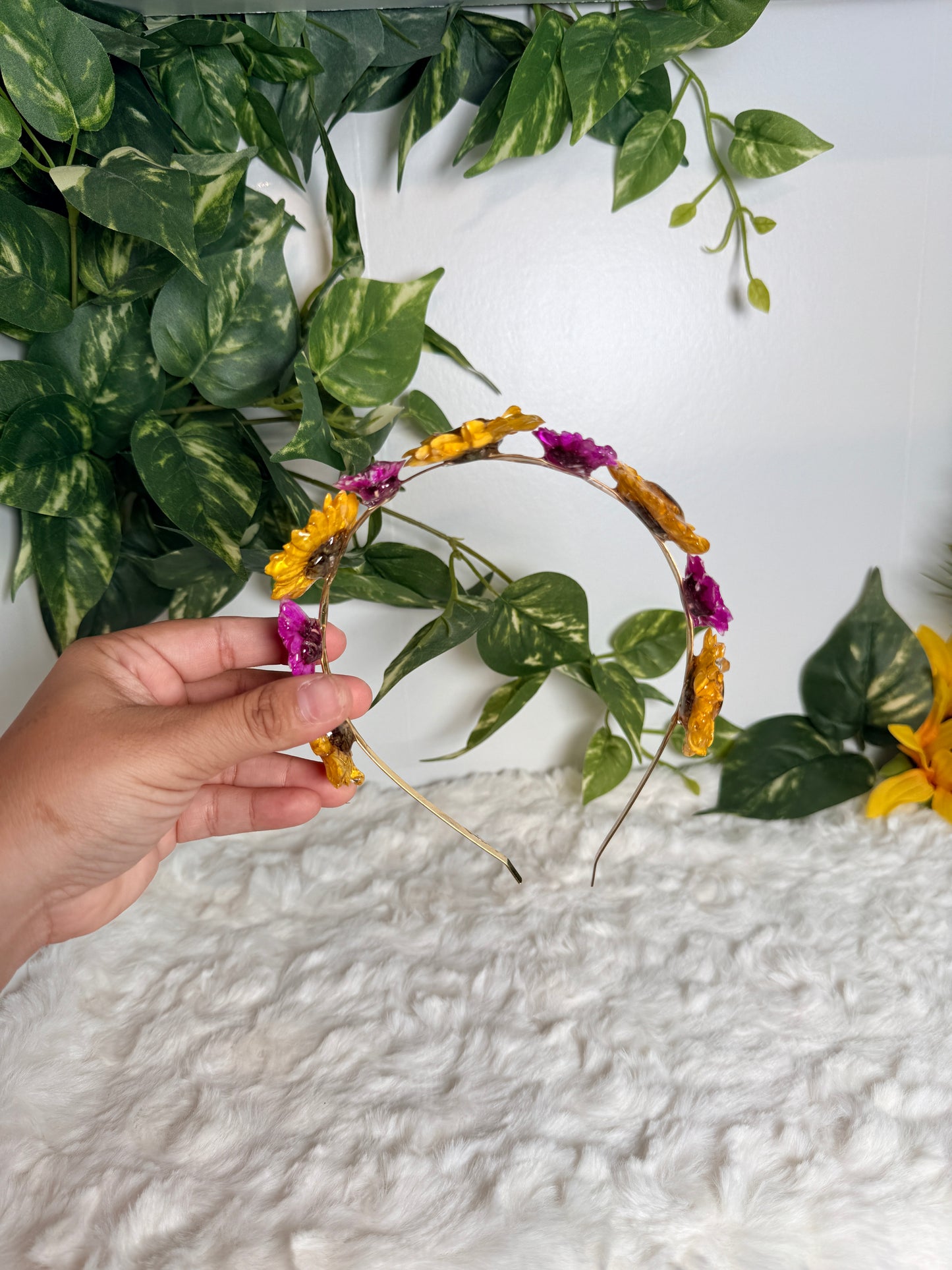 Sunflower Blossom Crown