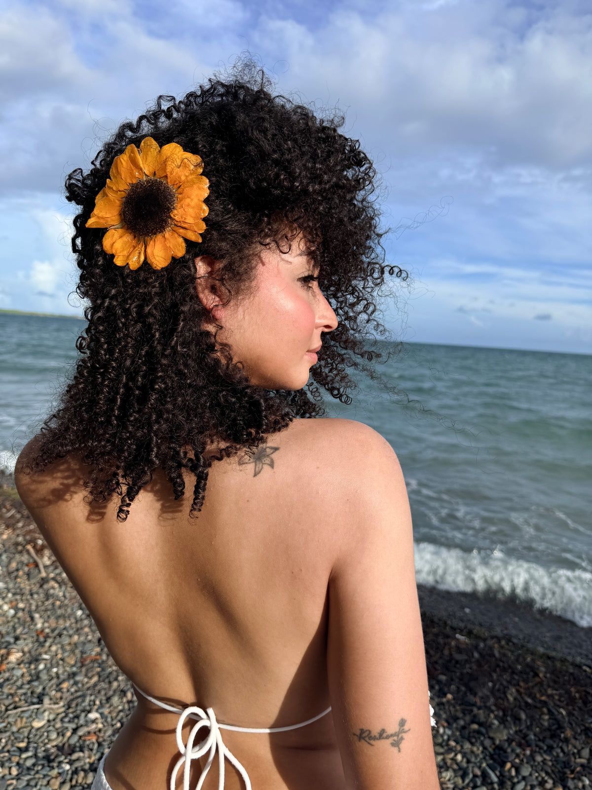 Golden Sunflower 2-in-1 Necklace & Hair Clip