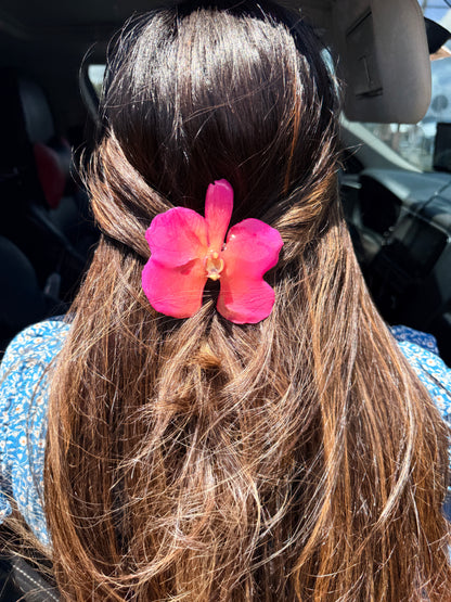 Pinky Orchid Hair clip