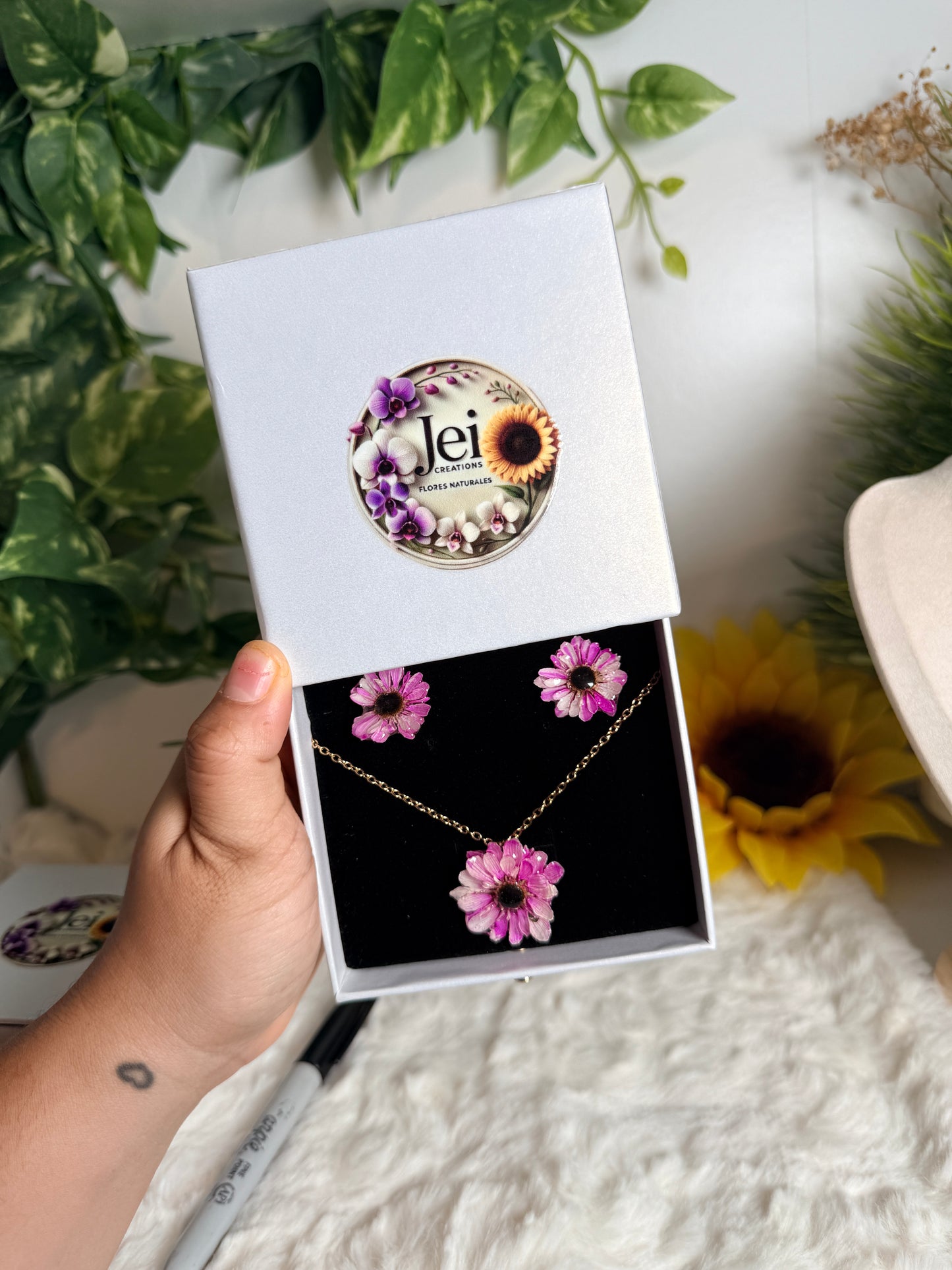 Pink Daisy Gift Set