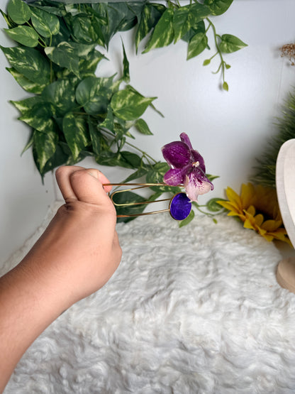 XL Purple orchid arm cuff (Plus size)
