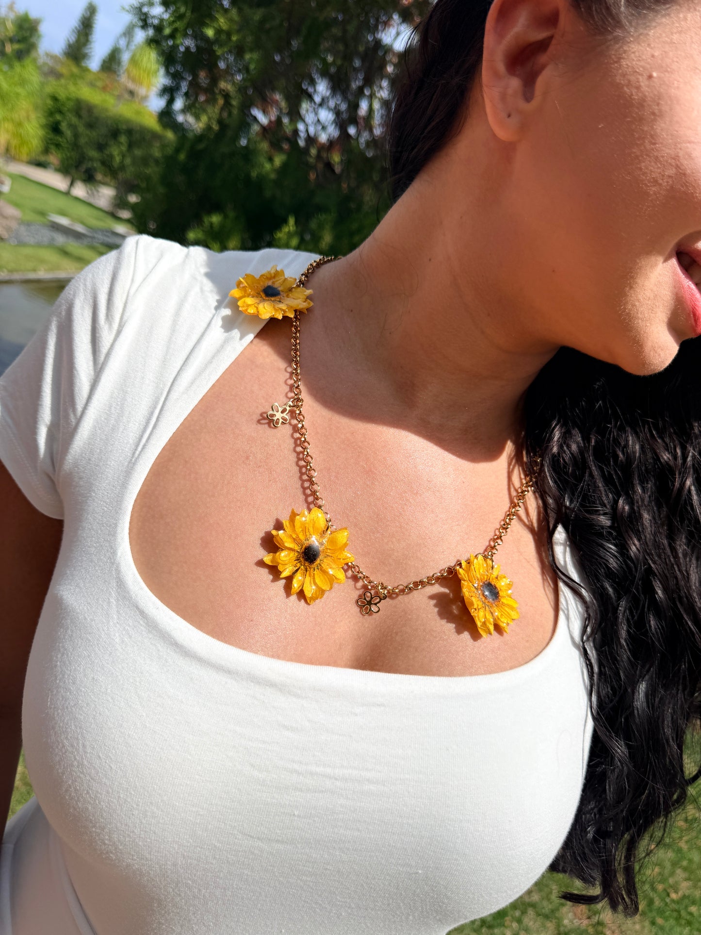 Sunlit Bloom | 2-in-1 Necklace & Waist Chain
