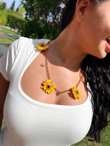 Sunlit Bloom | 2-in-1 Necklace & Waist Chain